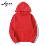 Liyaa Fashion Brand Men's Hoodies 2020 Spring Autumn Male Casual Hoodies Sweatshirts Men's Solid Color Hoodies Sweatshirt Tops